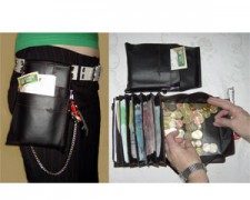 Kellner Geldbörse mit Halfter/Köcher (Verleih)